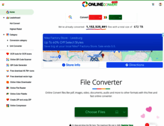 onlineconvert.com screenshot