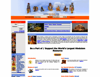 onlinedarshan.com screenshot