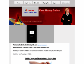 onlinedataentryjob.com screenshot