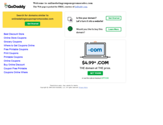 onlinedatingcouponspromocodes.com screenshot