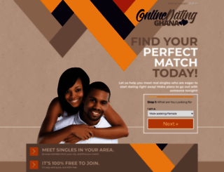 onlinedatingghana.com screenshot