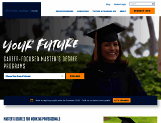 onlinedegrees.sandiego.edu screenshot