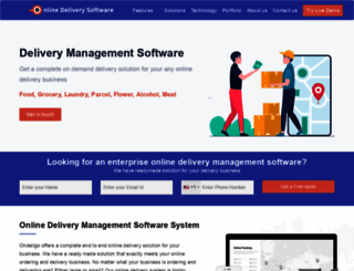 onlinedeliverysoftware.com screenshot