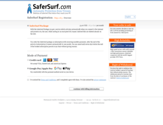 onlinedemo.safersurf.com screenshot