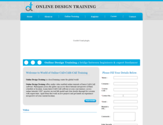 onlinedesigntraining.net screenshot