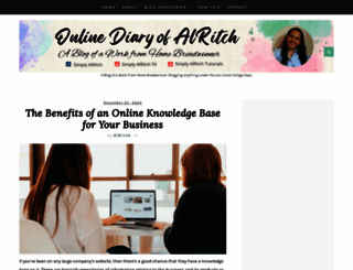 onlinediaryofalritch.com screenshot