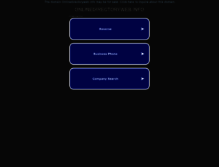onlinedirectoryweb.info screenshot