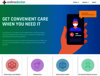 onlinedoctor.com screenshot