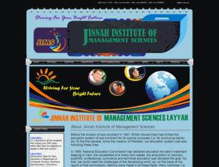 onlineeducation.jims.edu.pk screenshot