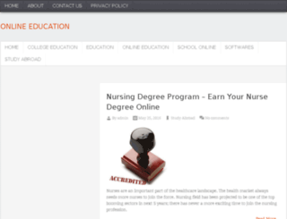 onlineeducationstudy.com screenshot