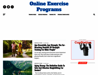 onlineexerciseprograms.com screenshot