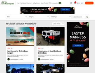 onlineexpo.caravancampingsales.com.au screenshot