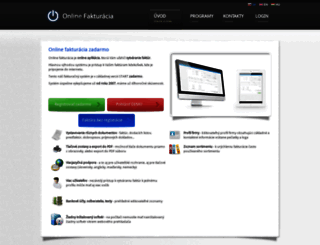 onlinefakturacia.sk screenshot