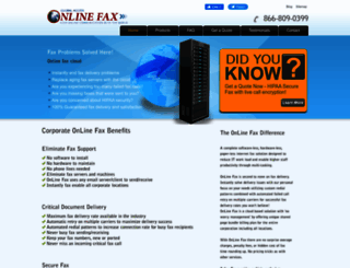 onlinefax.com screenshot