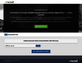 onlinefinanz.ch screenshot