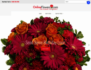 onlineflowers.com screenshot