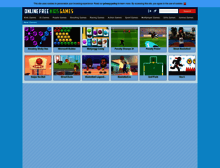 onlinefreekidsgames.com screenshot