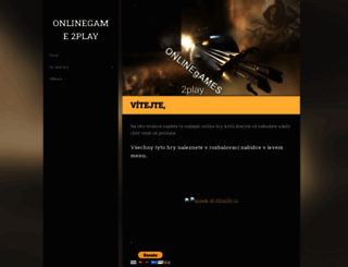 onlinegames2play.webnode.cz screenshot
