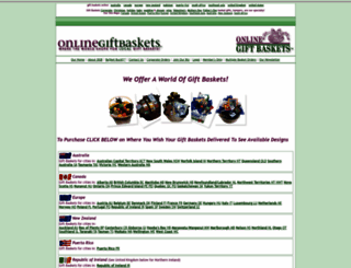 onlinegiftbaskets.com screenshot
