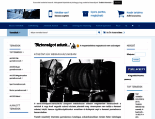 onlinegumi.startuzlet.hu screenshot