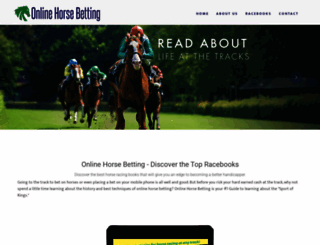 onlinehorsebetting.com screenshot