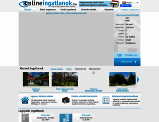 onlineingatlanok.hu screenshot