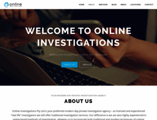 onlineinvestigations.com.au screenshot