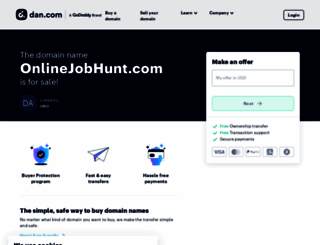 onlinejobhunt.com screenshot