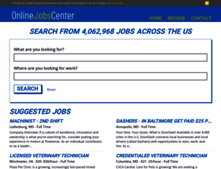 onlinejobscenter.com screenshot