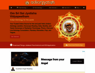 onlinejyotish.info screenshot