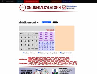 onlinekalkylatorn.se screenshot