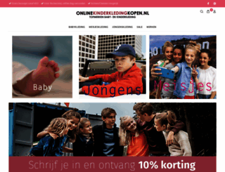 onlinekinderkledingkopen.nl screenshot