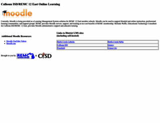 onlinelearning.calhounisd.org screenshot