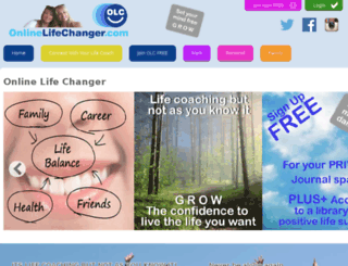 onlinelifechanger.com screenshot
