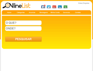 onlinelist.com.br screenshot