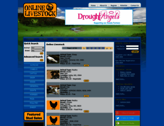 onlinelivestock.com.au screenshot