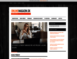 onlinemagazin.sk screenshot