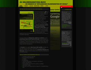 onlinemarketing-buch.de screenshot