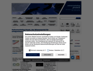 onlinemarketing-praxis.de screenshot