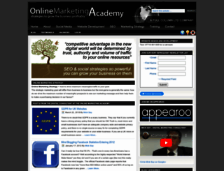 onlinemarketingacademy.uk.com screenshot