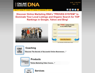 onlinemarketingdna.com screenshot
