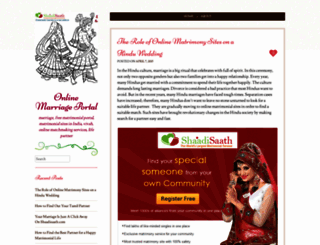 onlinemarriageportal.wordpress.com screenshot
