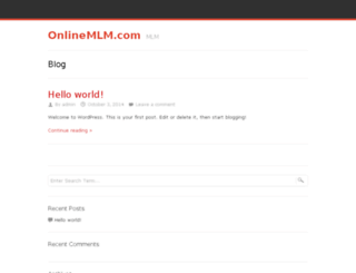 onlinemlm.com screenshot