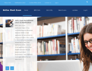 onlinemockexam.com screenshot