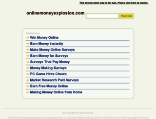 onlinemoneyexplosion.com screenshot
