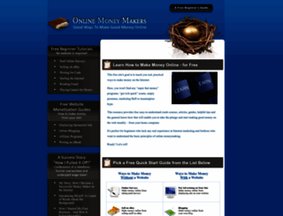 onlinemoneymakers.net screenshot