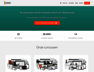 onlinemuziekcursus.nl screenshot