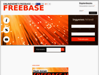 onlinenemet.freebase.hu screenshot