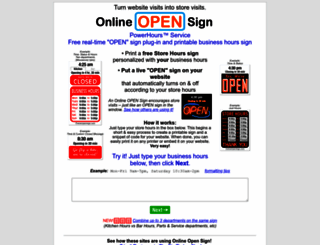 onlineopensign.com screenshot