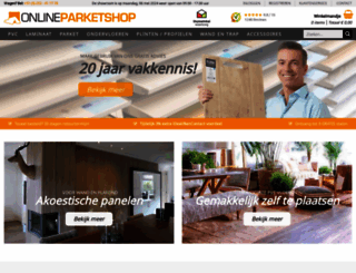 onlineparketshop.nl screenshot